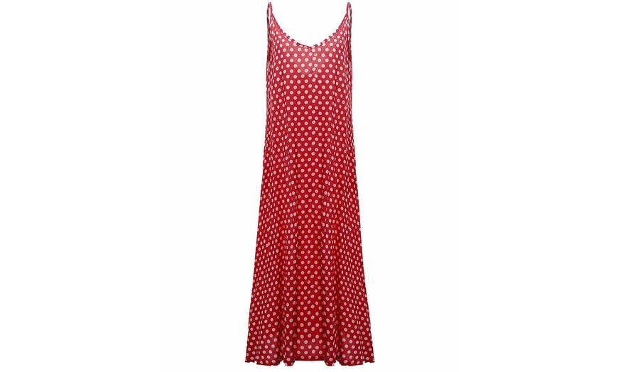 Image 14: Polka Dot Maxi Dress