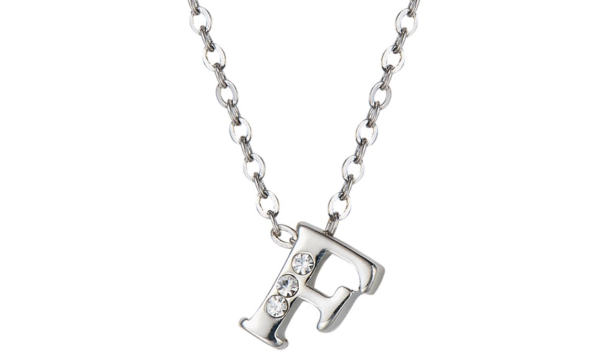 Image 17: Initial Letter Necklace 