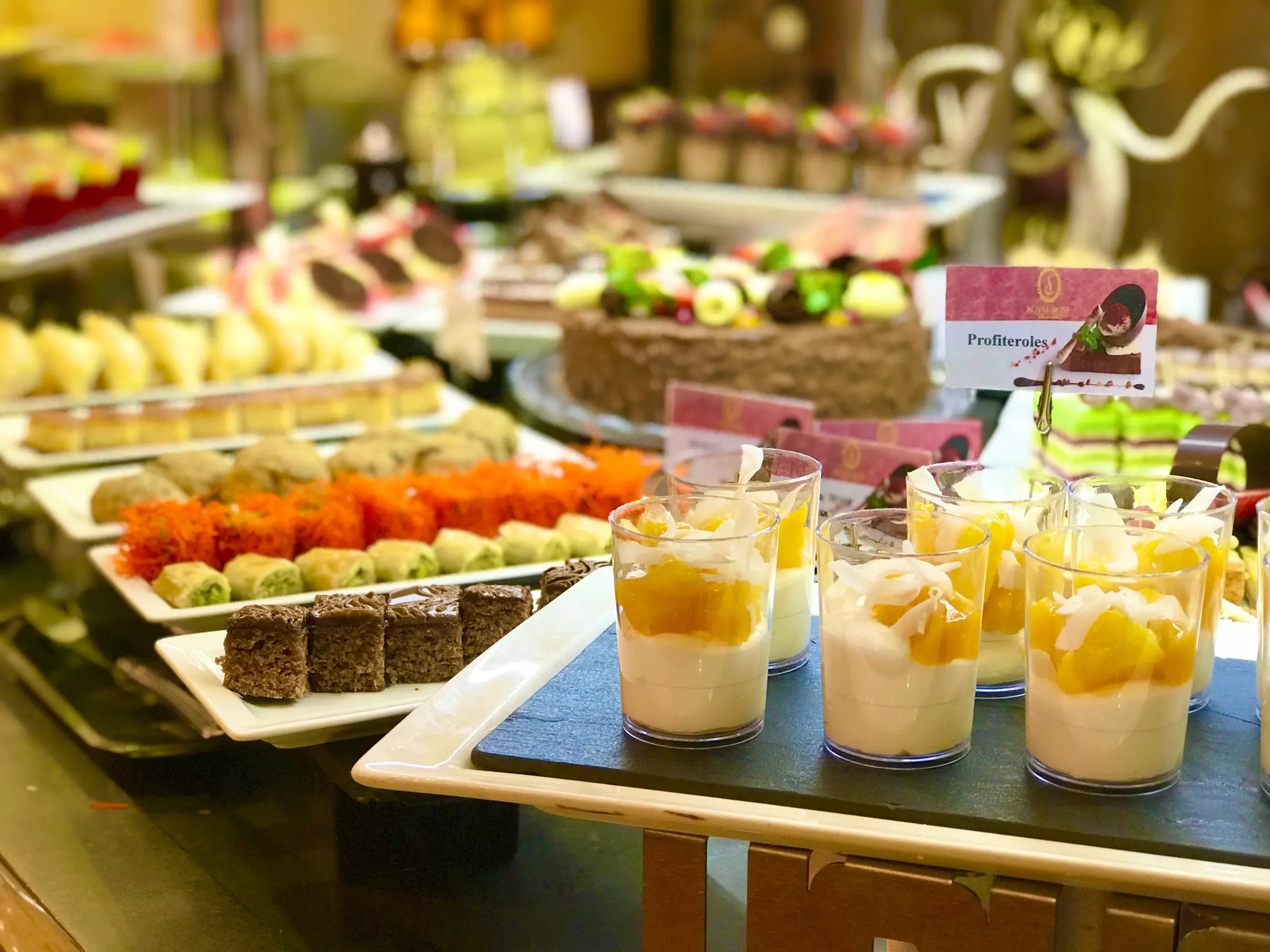 Buffet at Printania at 5* Royal Rose Hotel: Child AED 55, Adult AED 89
