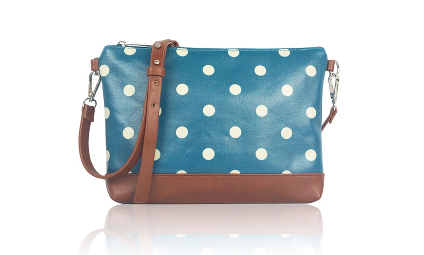 Image 7:  Printed Canvas Cross-Body Bags