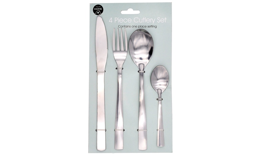 Image 4: Stainless Steel Silverware Cutlery Set