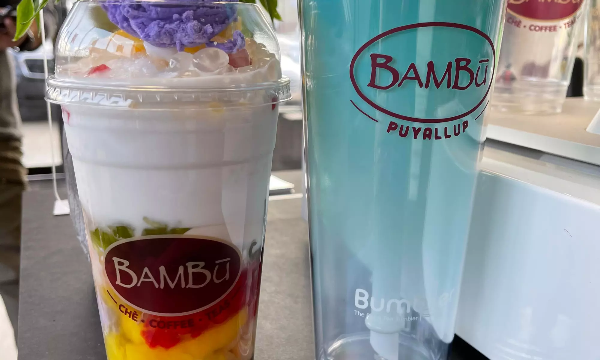 $30 for One Reusable Boba Tumbler with Complimentary First Drink at Bambu Desserts & Drinks ($40 Value) - Primary Image
