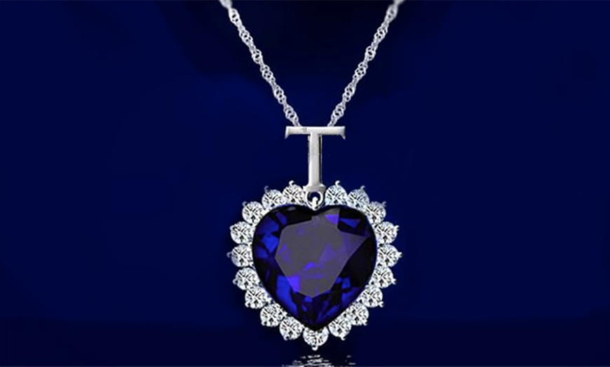 Image 1: Heart of The Ocean Necklace