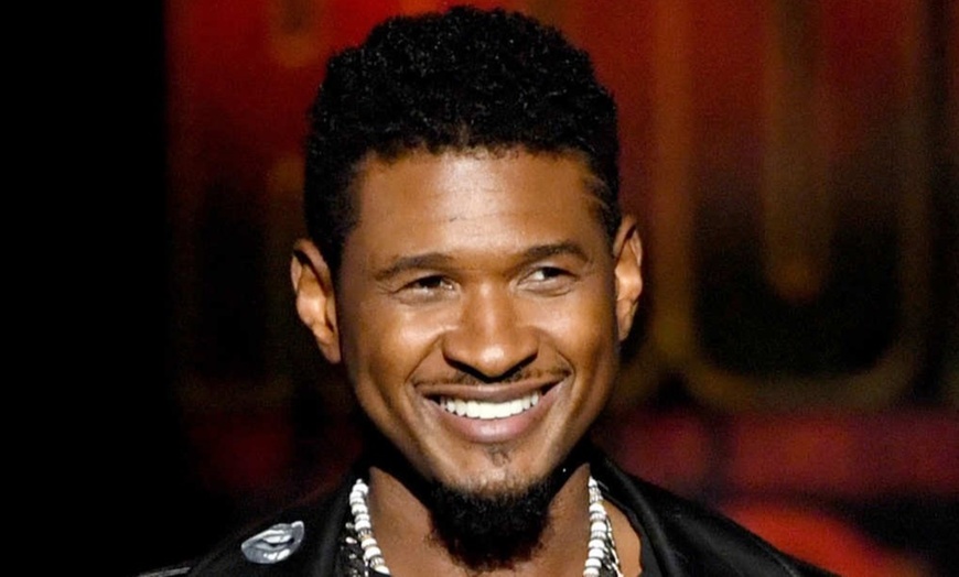 usher curly hair