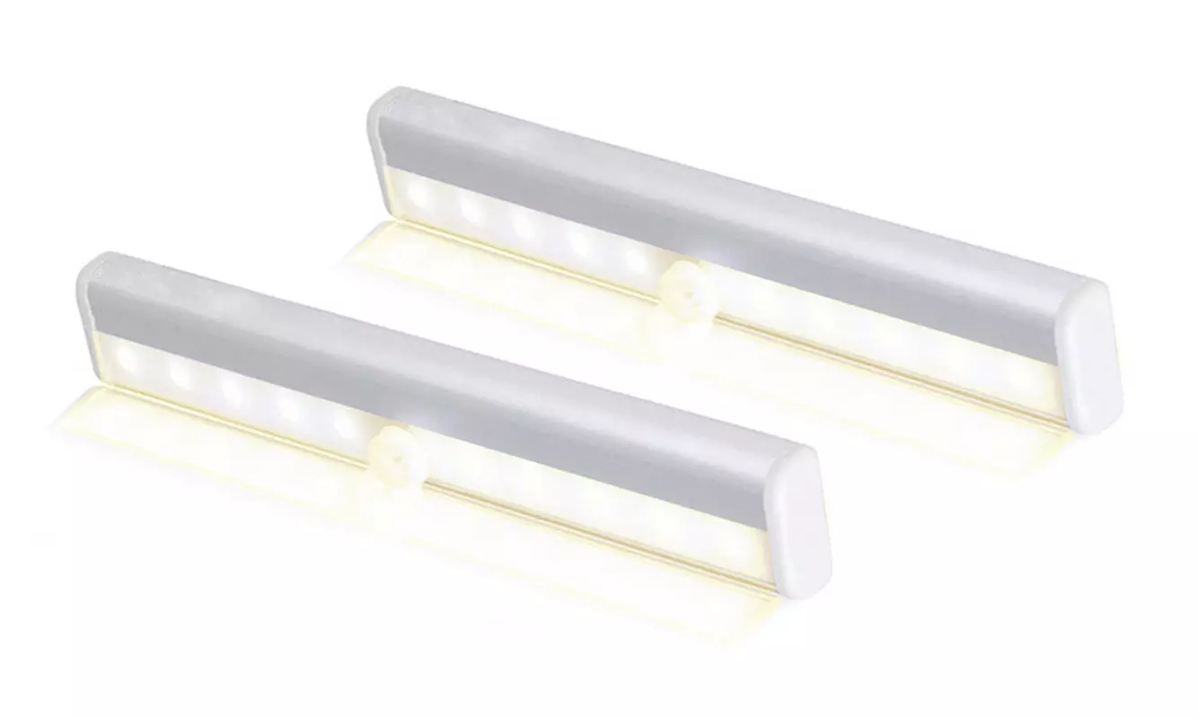 1x oder 2x LED-Lampe mit Bewegungssensor