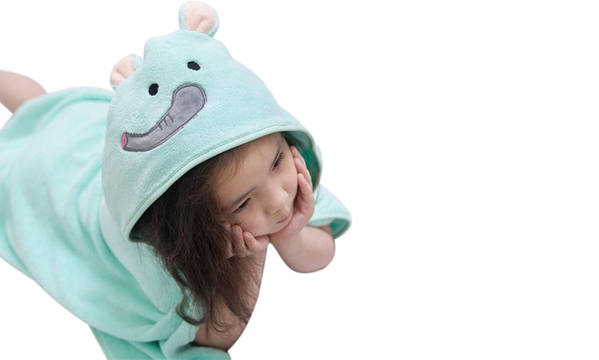 Image 6: Kids' Blanket Towel Hoodie