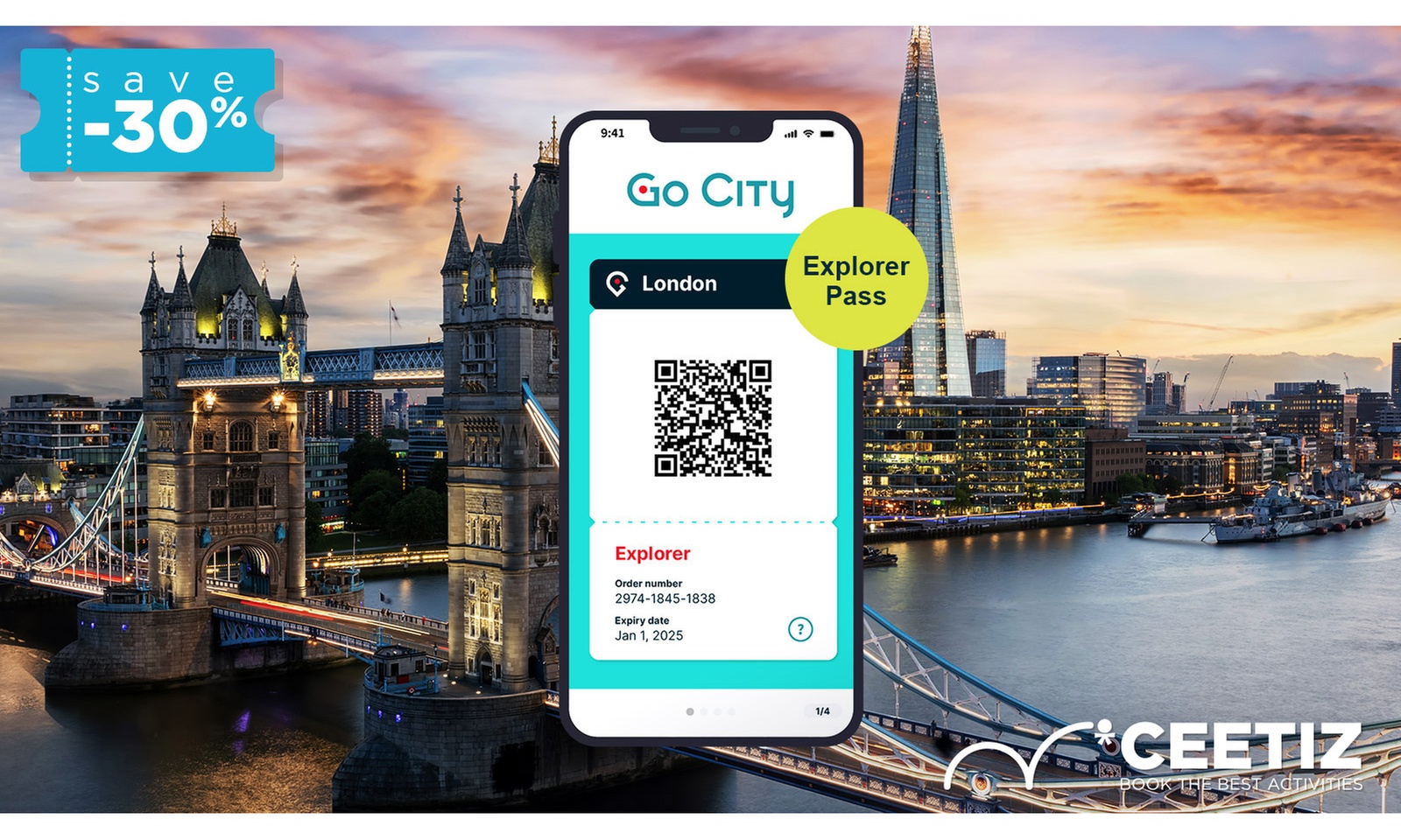 Explorer Pass London - 3, 5 oder 7 Attraktionen nach Wahl