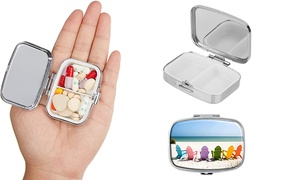 Personalised Pill Case with Mirror from Fancycustomize