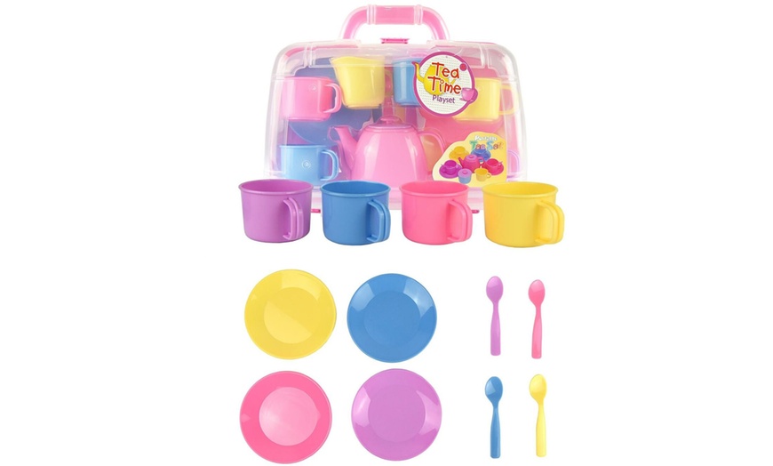 Image 19: Kids' Tea Party Play Set