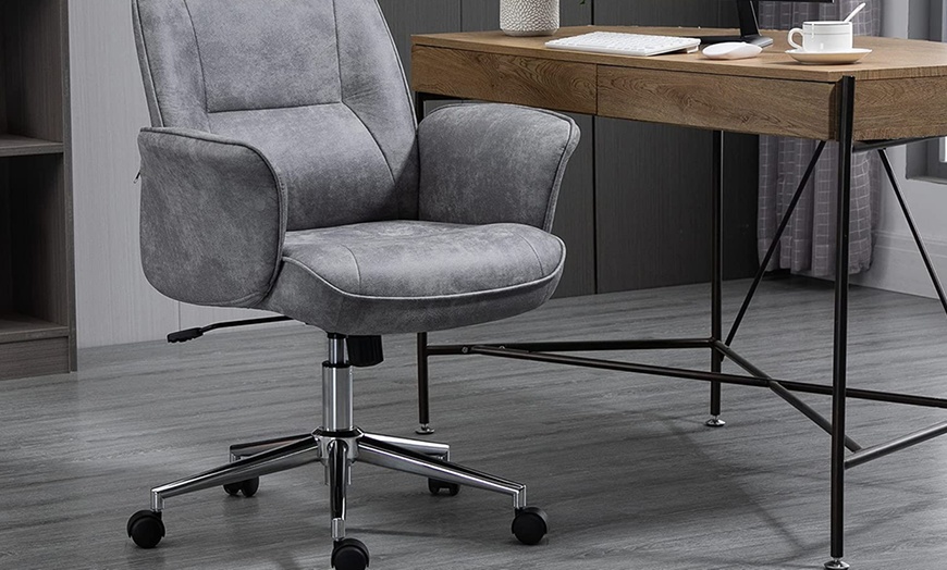 Image 13: Vinsetto Mid-Back Office Chair