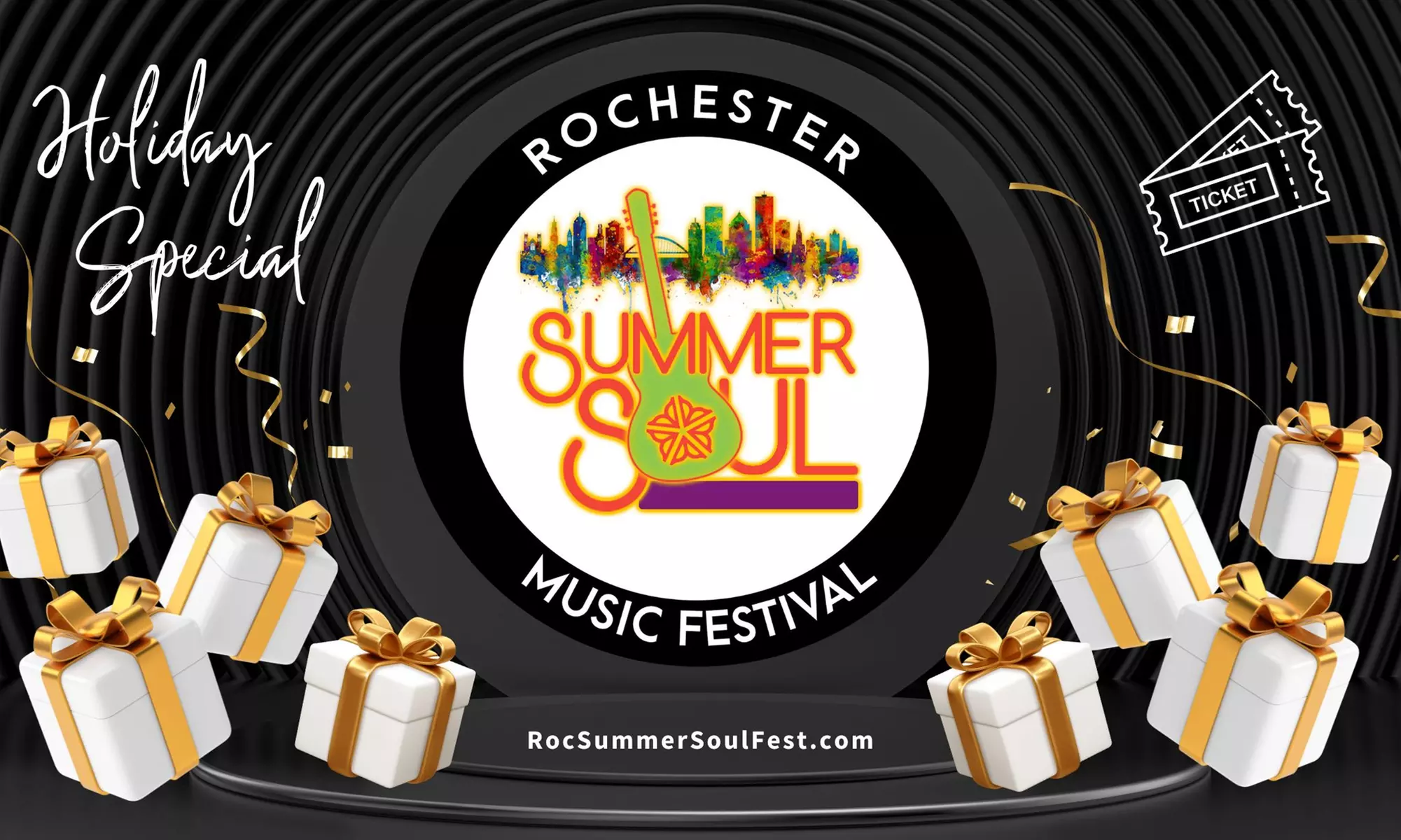 Holiday Exclusive Pre-Sale: 2024 Rochester Summer Soul Music Festival on Aug 24 at 3:30 p.m. - Primary Image