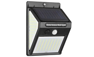 Up to Eight 140-LED Solar Security Wall Lights