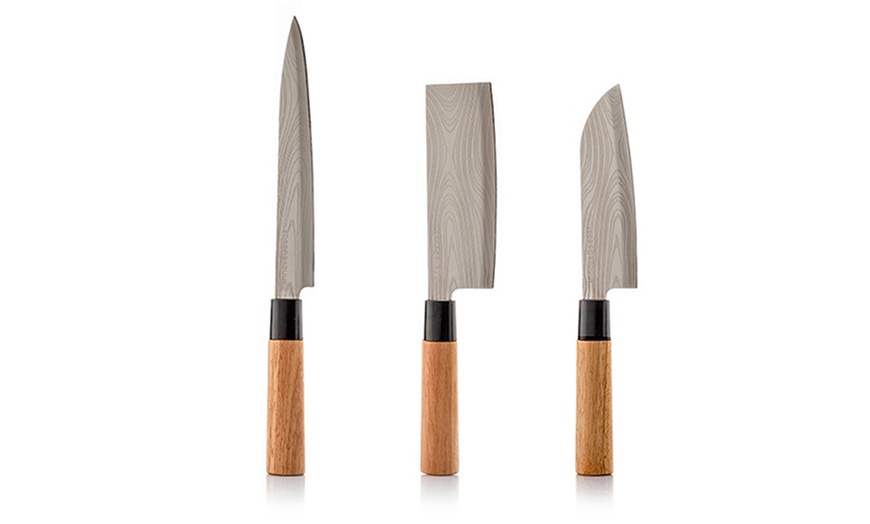 Image 8: One or Two Japanese Knife Sets with Carrying Case