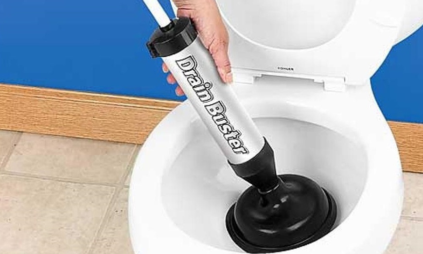 Image 2: Drain Buster Toilet Plunger