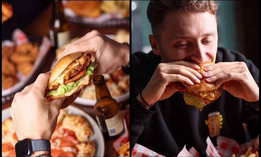 Image 2: Burger with Fries & Beer, Cocktail or Soft Drink I Available Every Day