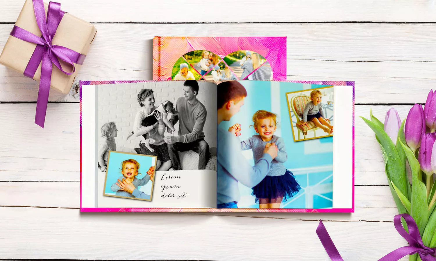 40-Page Custom Hard Cover Photo Books (Up to 92% Off). Six Options Available. - Primary Image