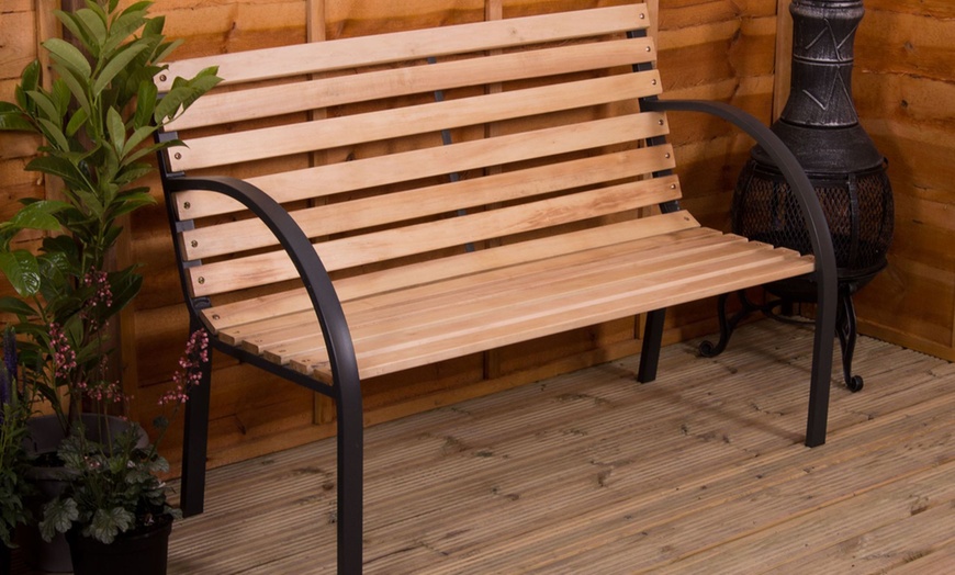 Image 7: Garden Vida Bench Collection