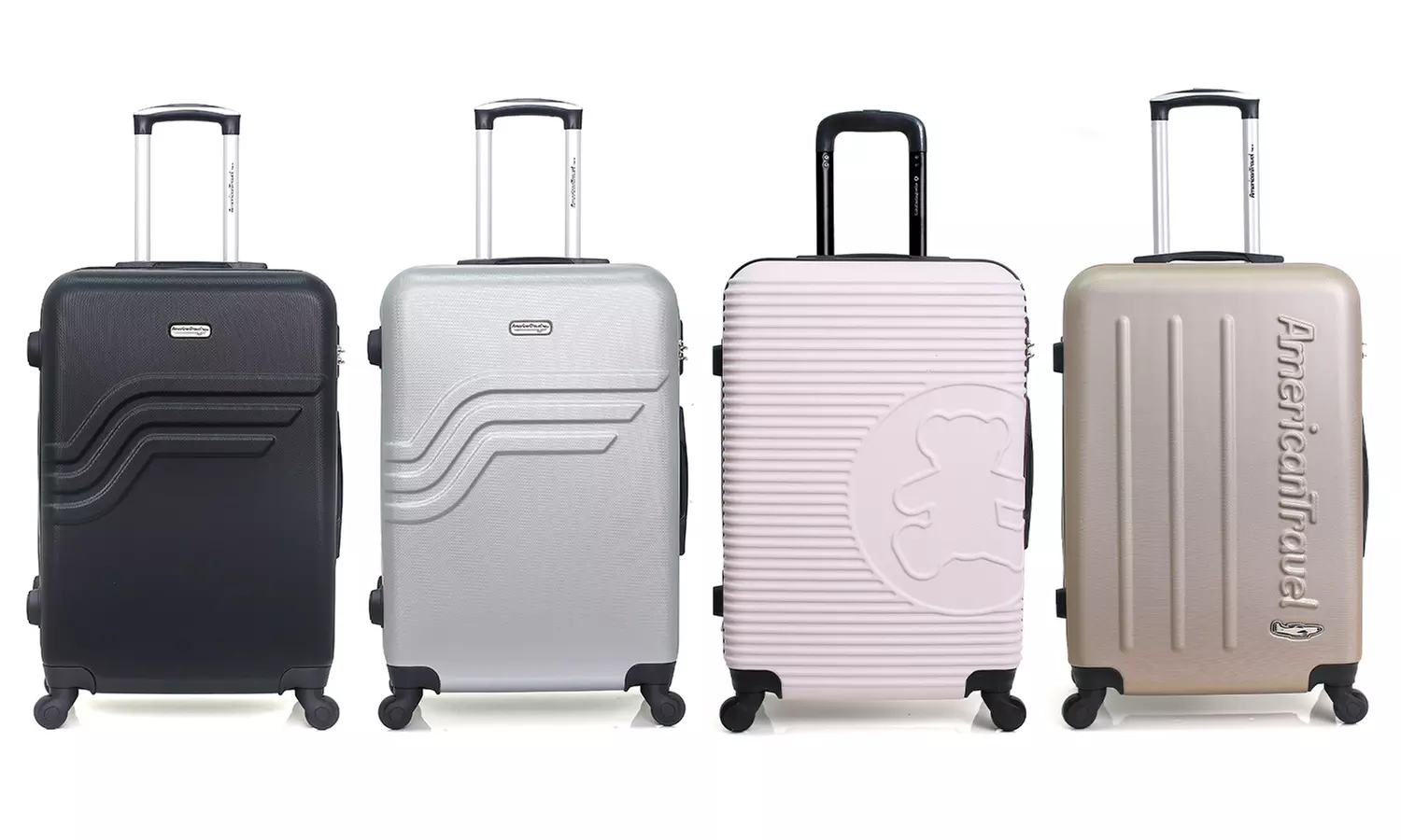 Valise "Big Bear" de Lulu Castagnette, "Bucarest" de Bluestar, "Aelys" de LPB, "Bronx" ou "Queens" de American Travel - Primary Image