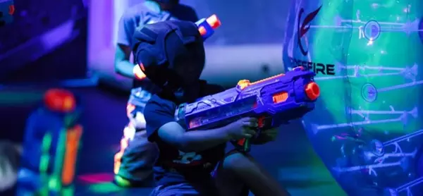 One Hour of Neon Nerf Wars for Four, or Private Lane Rental for Up to 10 at Brainy Actz (Up to 10% Off) - Second Medium