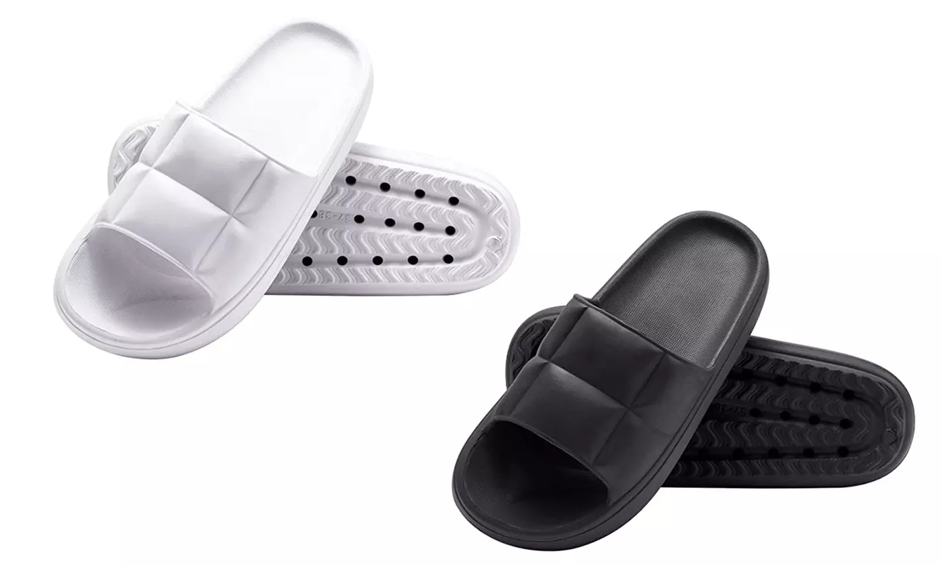 1 ou 2 paires de chaussons antidérapants à bout ouvert, taille au choix - Image 7