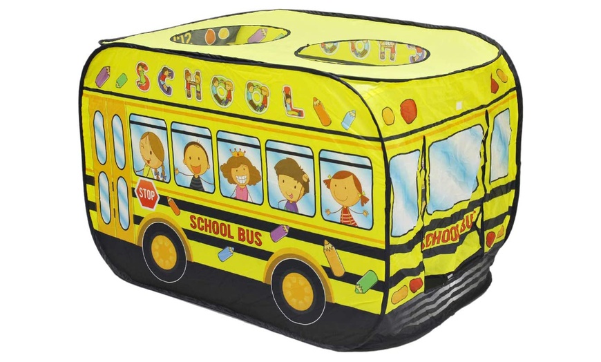 Image 3: School Bus Foldable Play Tent