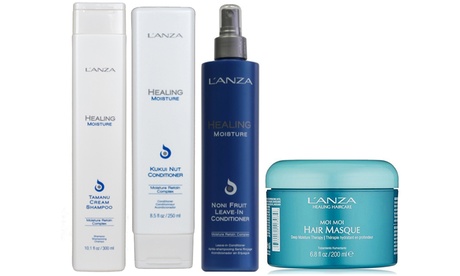 Linea idratante e protezione colore per capelli delicati L'Anza disponibili in formati differenti