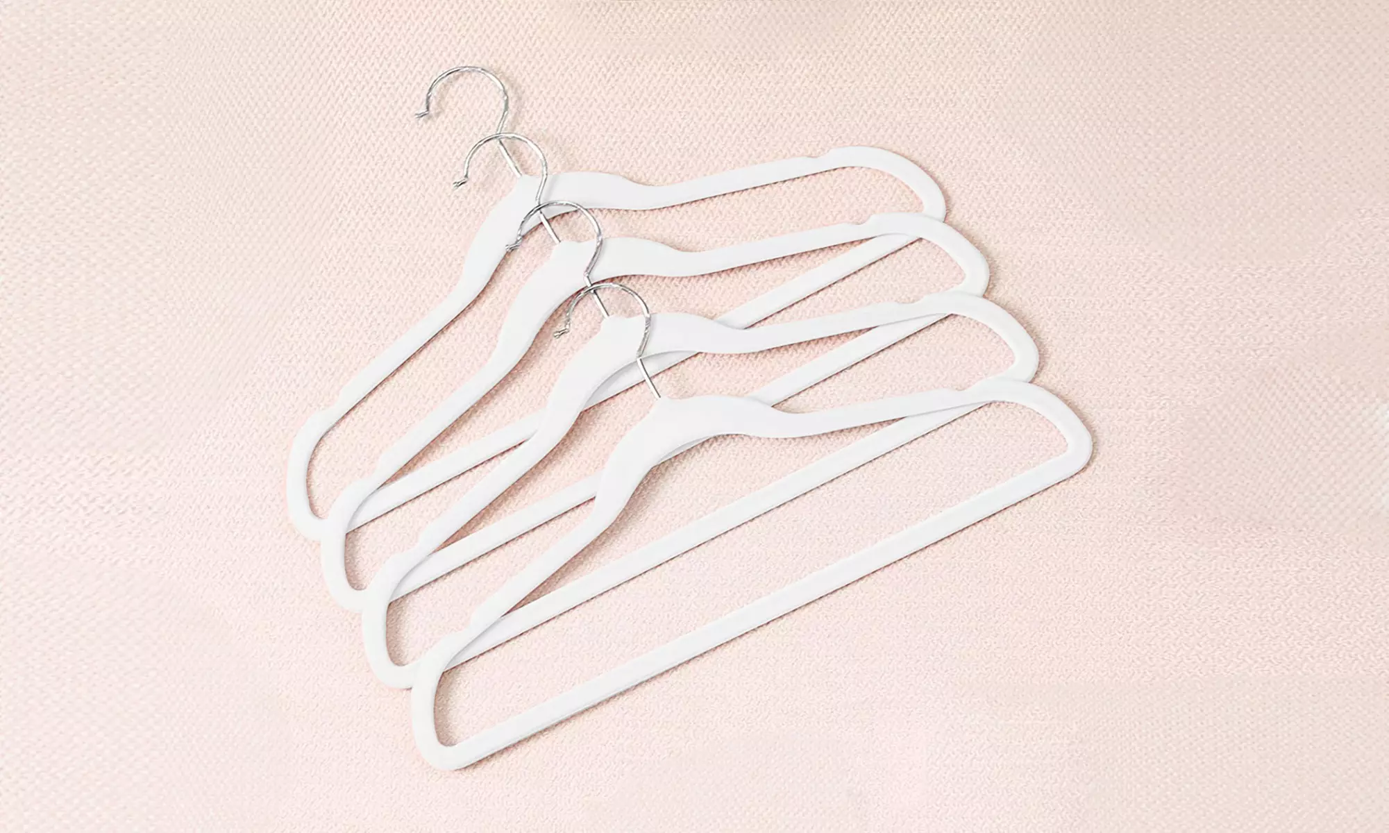 Non Slip Velvet Hanger with Metal Hook 30 or 50 Pack Closet Hangers by Lux Decor