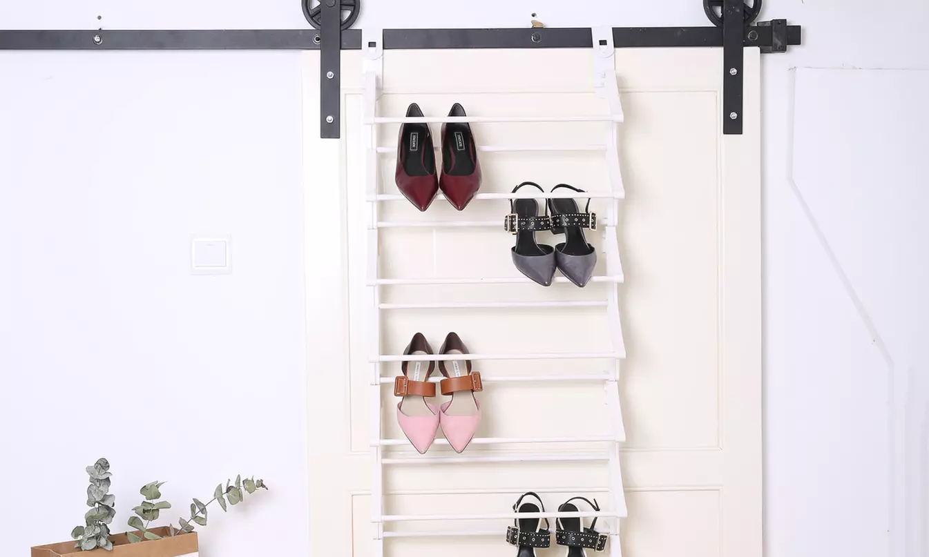 Tiered Shoe Organizer Rack - Primary Image