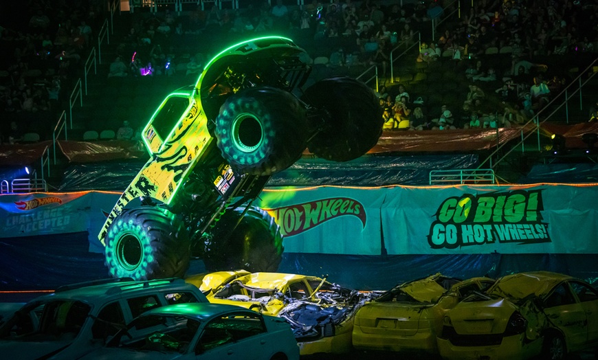 Image 3: Ultimate Glow Party with Hot Wheels Monster Trucks Live in the UK!