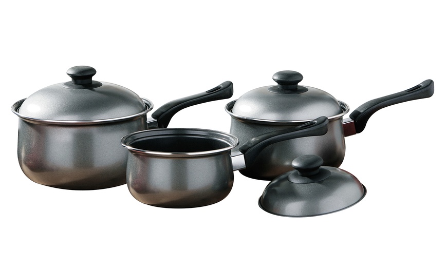 Image 17: Premier Housewares 3-Pc Pan Set