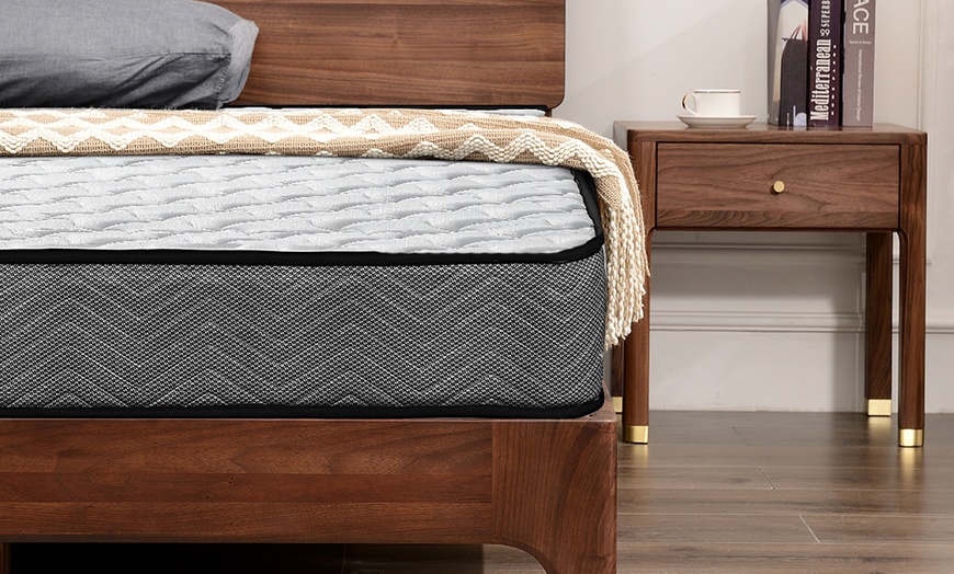 Image 11: Memory Foam Quilted Sprung Mattress