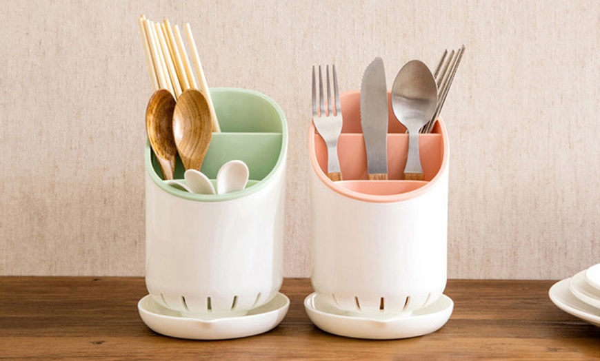 Image 5: Kitchen Cutlery Rack