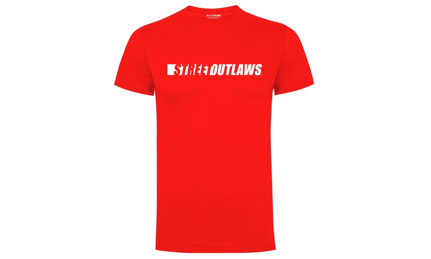 Image 7: Street Outlaws Print Men's Cotton T-Shirt