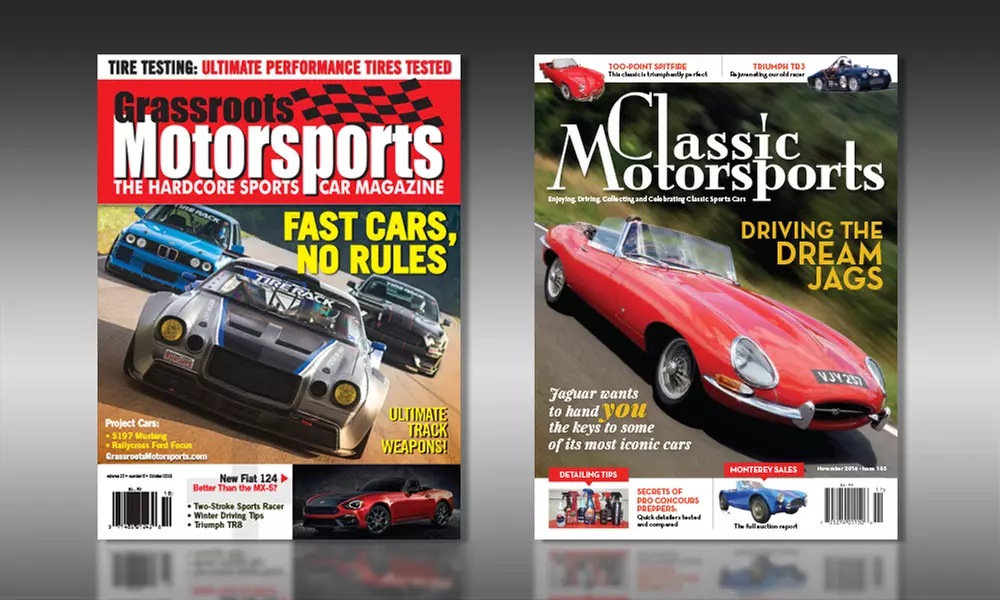1-Year Subscription to Classic Motorsports or Grassroots Motorsports Magazine - Primary Image