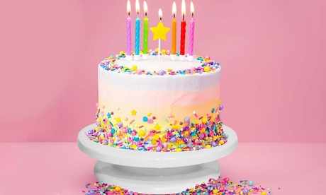 Piatto alza torta girevole a 360° per cake design