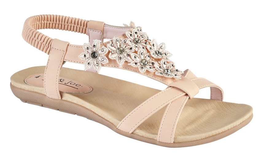 Image 3: Women's Elasticated Back Sandals