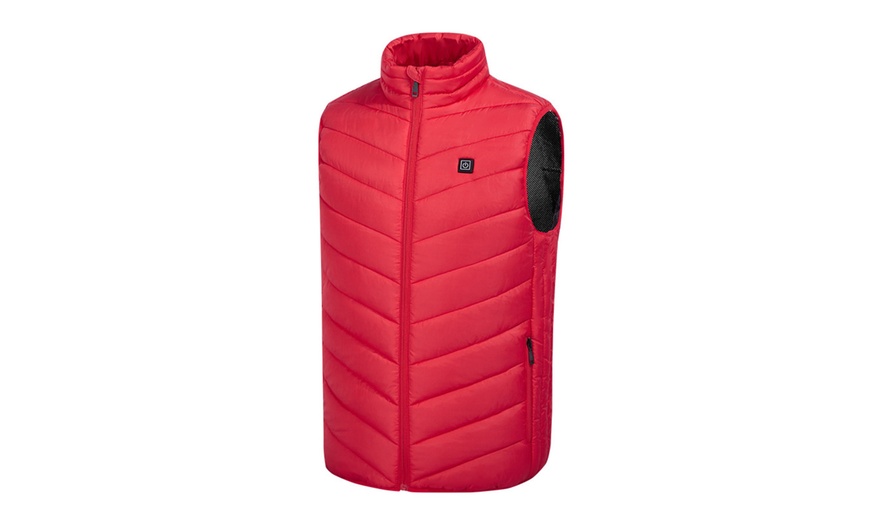 Image 5: USB Heated Gilet with 4 or 9 Heating Zones