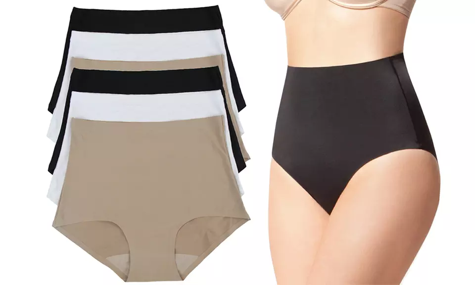 Laser-Cut Invisible Panties (6-Pack) - Second Medium
