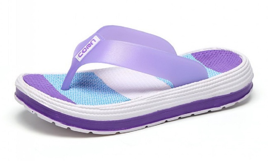 Image 3: Platform Flip Flops