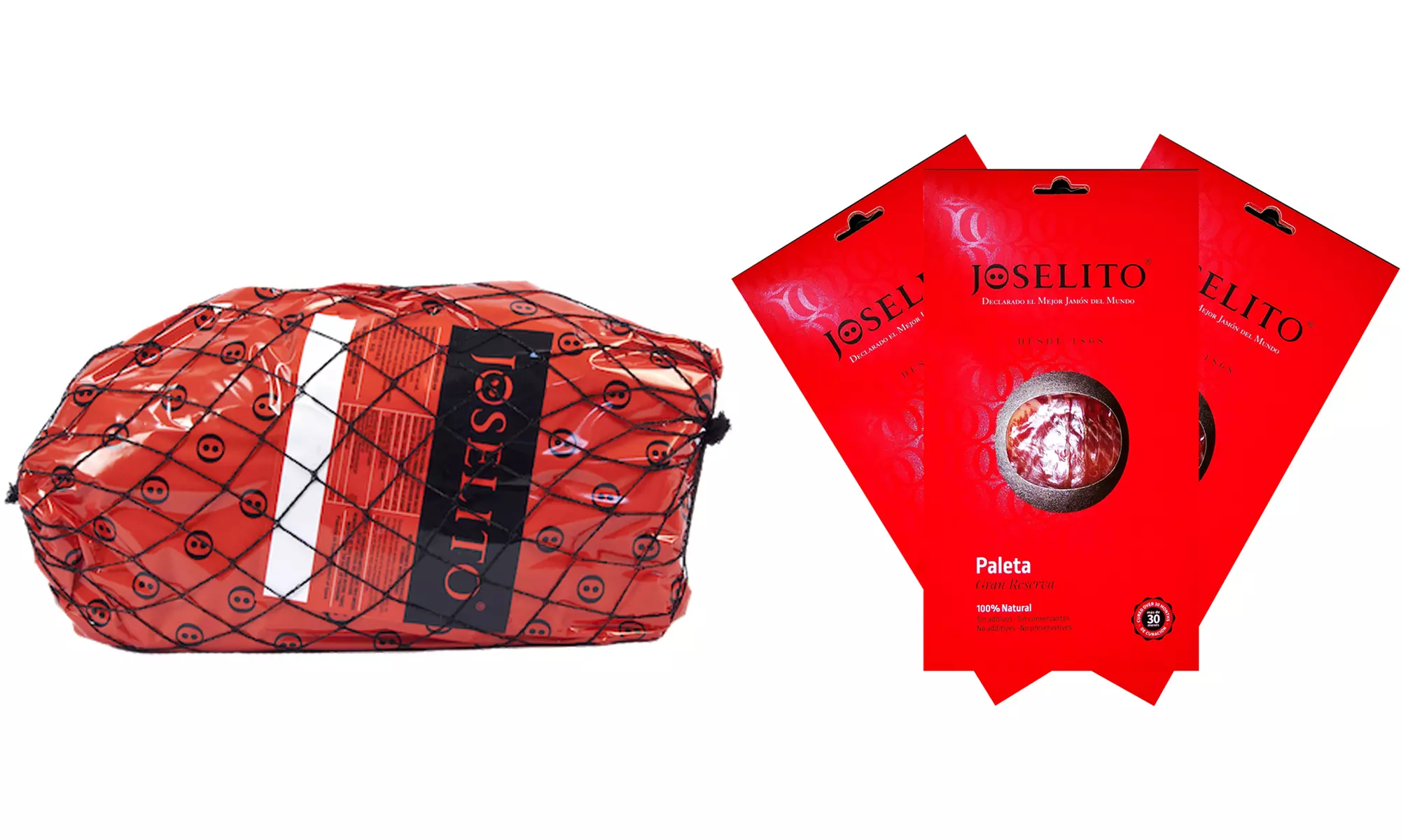 Jambon cru "Gran Reserva" de la marque Joselito, en sachets ou en épaule désossée - Primary Image