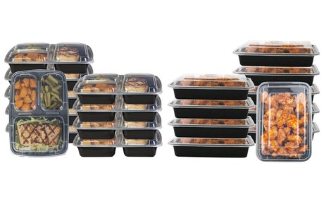 Reusable Food Storage Containers (14, 20, 28-Piece Set)