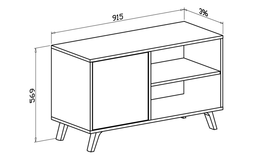 Image 27: Table basse, meuble à chaussures, table, buffet ou meuble TV Wind