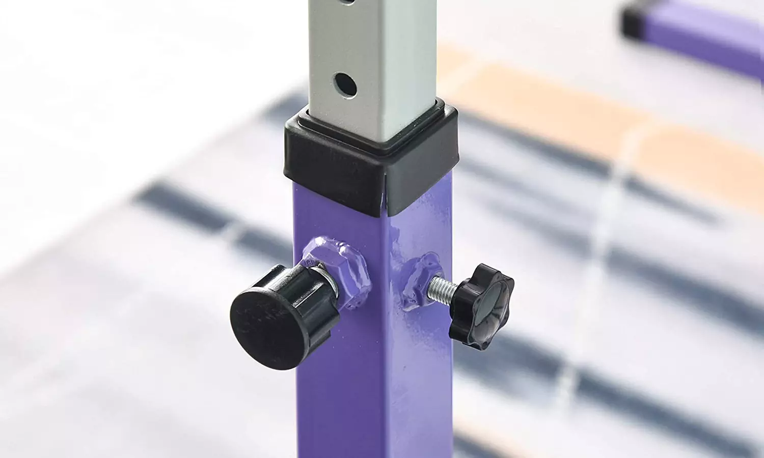 HomCom Height Adjustable Horizontal Gymnastic Bar for Kids