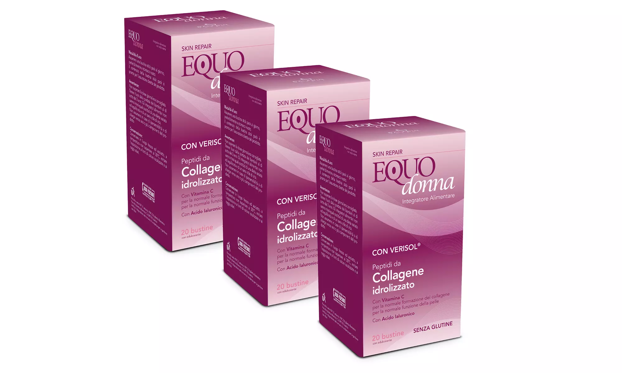 1, 3 o 6 confezioni di Equodonna Collagene Skin Repair