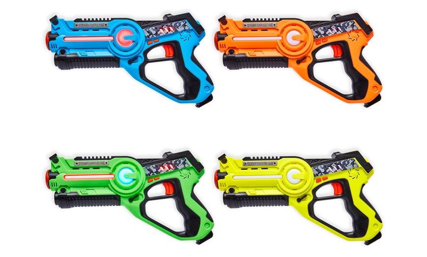 Image 2: Set of Four Laser Tag Blasters