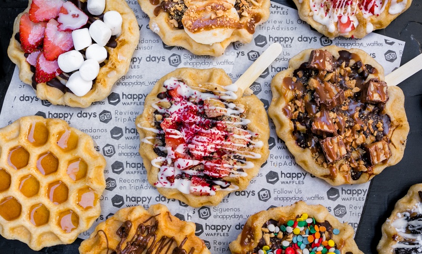 Image 5: Menú Waffle Pop para 2 o 4 personas en Happy Days Waffles