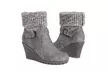 Muk Luks Women's Georgia Water-Resistant Wedge Boots - Second Medium