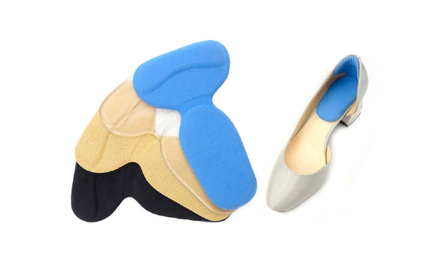 Image 1: One or Two Pairs of Silicone Heel Support Pads