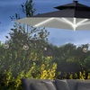 Image 6: Outsunny Cantilever Parasol with Solar or LED Lights