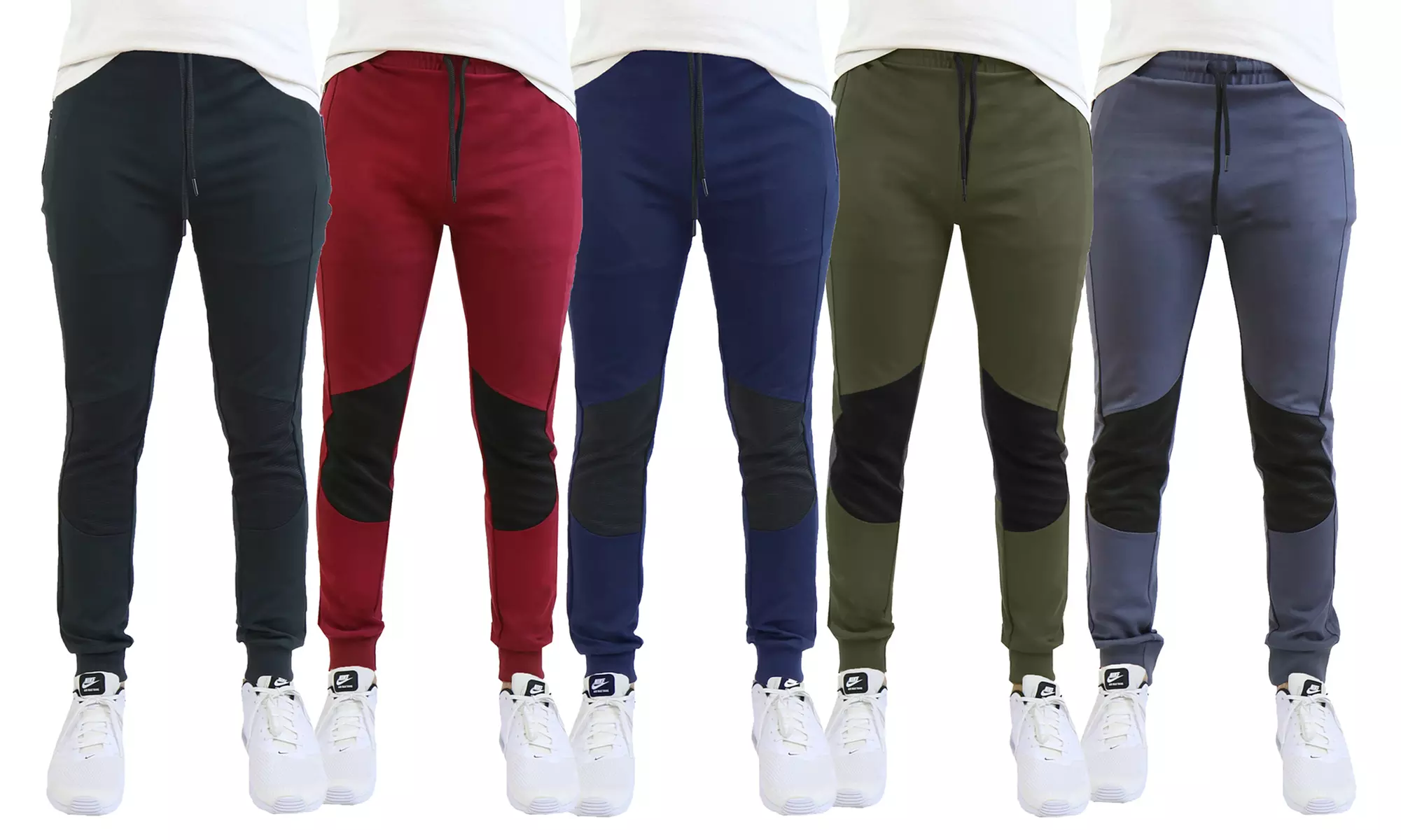 Galaxy By Harvic Men's Moisture Wicking Slim-Fit Tech Joggers (S–2XL) - Primary Image